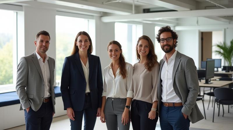 Helvetic Digital Wealth AG team in Swiss office